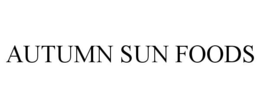 AUTUMN SUN FOODS trademark