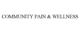 COMMUNITY PAIN & WELLNESS trademark