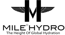 MH MILE° HYDRO THE HEIGHT OF GLOBAL HYDRATION trademark