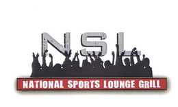 NSL NATIONAL SPORTS LOUNGE GRILL trademark