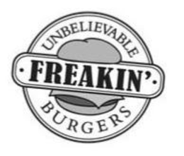 ·FREAKIN'· UNBELIEVABLE BURGERS trademark