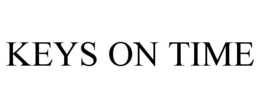 KEYS ON TIME trademark