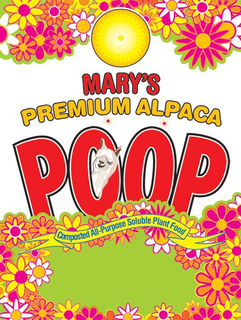 MARY'S PREMIUM ALPACA POOP, COMPOSTED ALL-PURPOSE SOLUBLE PLANT FOOD trademark