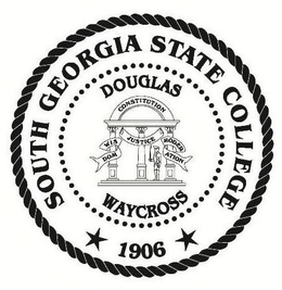 SOUTH GEORGIA STATE COLLEGE DOUGLAS CONSTITUTION WISDOM JUSTICE MODERATION WAYCROSS 1906 trademark
