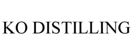 KO DISTILLING trademark