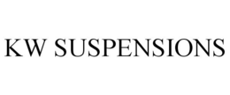 KW SUSPENSIONS trademark