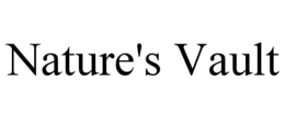 NATURE'S VAULT trademark