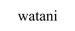 WATANI trademark