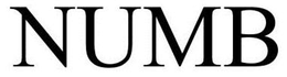 NUMB trademark