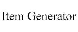 ITEM GENERATOR trademark