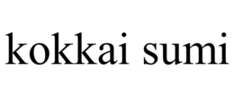 KOKKAI SUMI trademark