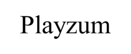 PLAYZUM trademark