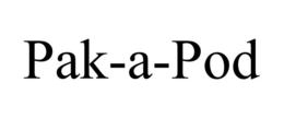 PAK-A-POD trademark