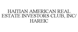 HAITIAN AMERICAN REAL ESTATE INVESTORS CLUB, INC/ HAREIC trademark