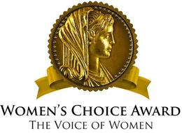 WOMEN'S CHOICE AWARD THE VOICE OF WOMEN trademark