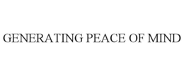 GENERATING PEACE OF MIND trademark