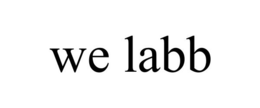 WE LABB trademark