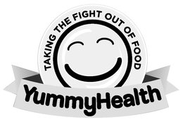 TAKING THE FIGHT OUT OF FOOD YUMMYHEALTH trademark