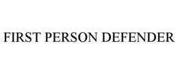FIRST PERSON DEFENDER trademark