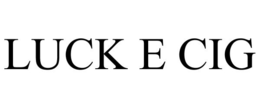 LUCK E CIG trademark