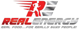 RE REAL ENERGY REAL FOOD . . .FOR REALLY BUSY PEOPLE trademark