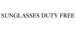 SUNGLASSES DUTY FREE trademark