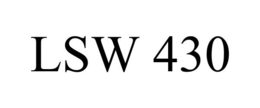 LSW 430 trademark
