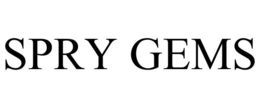 SPRY GEMS trademark