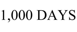 1,000 DAYS trademark