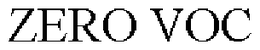 ZERO VOC trademark