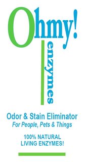 OHMY! ENZYMES ODOR & STAIN ELIMINATOR FOR PEOPLE, PETS & THINGS 100% NATURAL LIVING ENZYMES! trademark