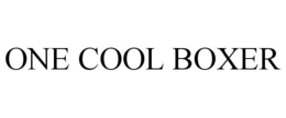 ONE COOL BOXER trademark