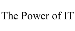 THE POWER OF IT trademark