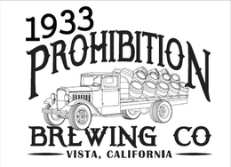 1933 PROHIBITION BREWING CO VISTA, CALIFORNIA trademark