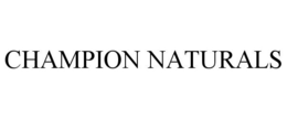 CHAMPION NATURALS trademark
