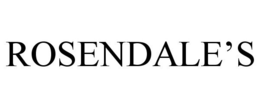 ROSENDALE'S trademark