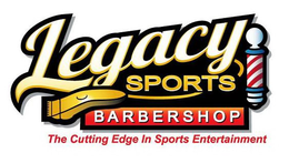 LEGACY SPORTS BARBER SHOP THE CUTTING EDGE IN SPORTS ENTERTAINMENT trademark