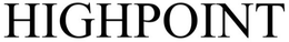 HIGHPOINT trademark