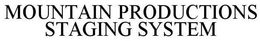 MOUNTAIN PRODUCTIONS STAGING SYSTEM trademark