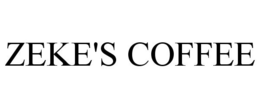 ZEKE'S COFFEE trademark