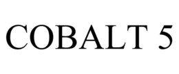 COBALT 5 trademark