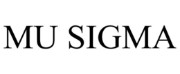 MU SIGMA trademark