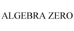 ALGEBRA ZERO trademark
