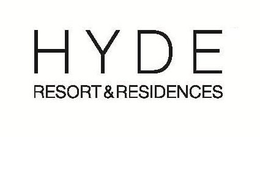 HYDE RESORT & RESIDENCES trademark
