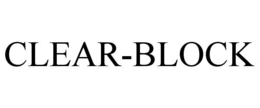 CLEAR-BLOCK trademark