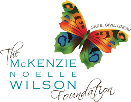 THE MCKENZIE NOELLE WILSON FOUNDATION CARE. GIVE. GROW. trademark