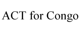 ACT FOR CONGO trademark