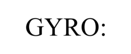 GYRO: trademark