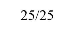 25/25 trademark