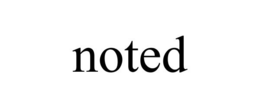 NOTED trademark
